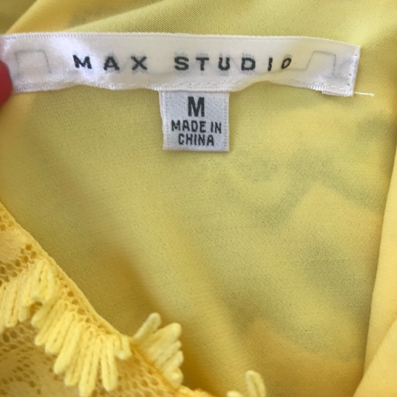 Max Studio Yellow Dress - Picture 3 of 3
